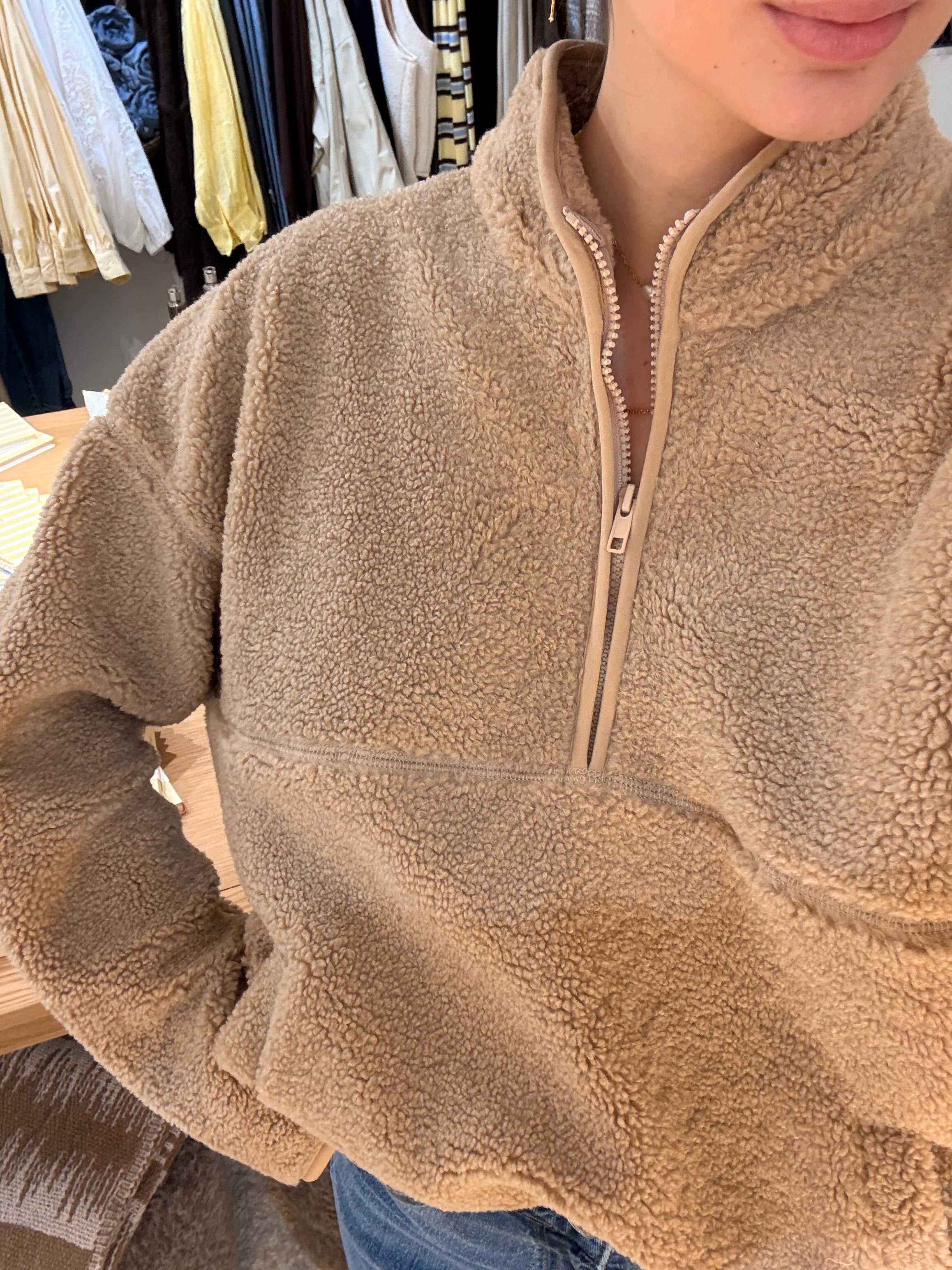 SWEAT CAMIONNEUR BEIGE SK13630