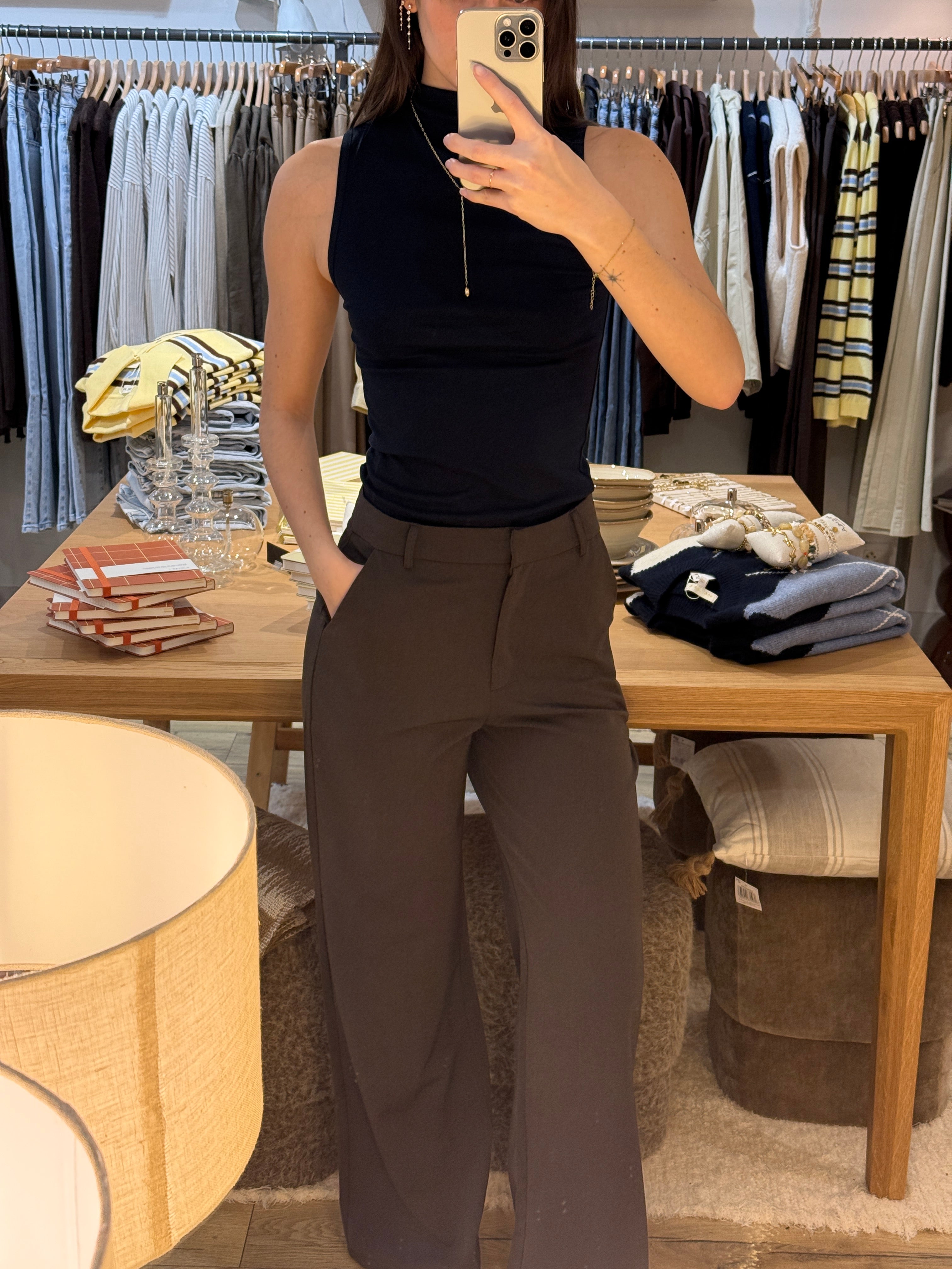 PANTALON MARRON 3873