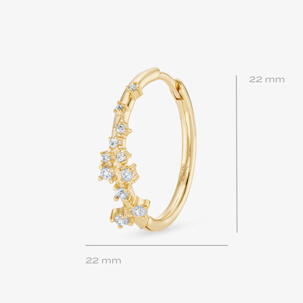 BOUCLE GRANDE ARCTIQUE OR