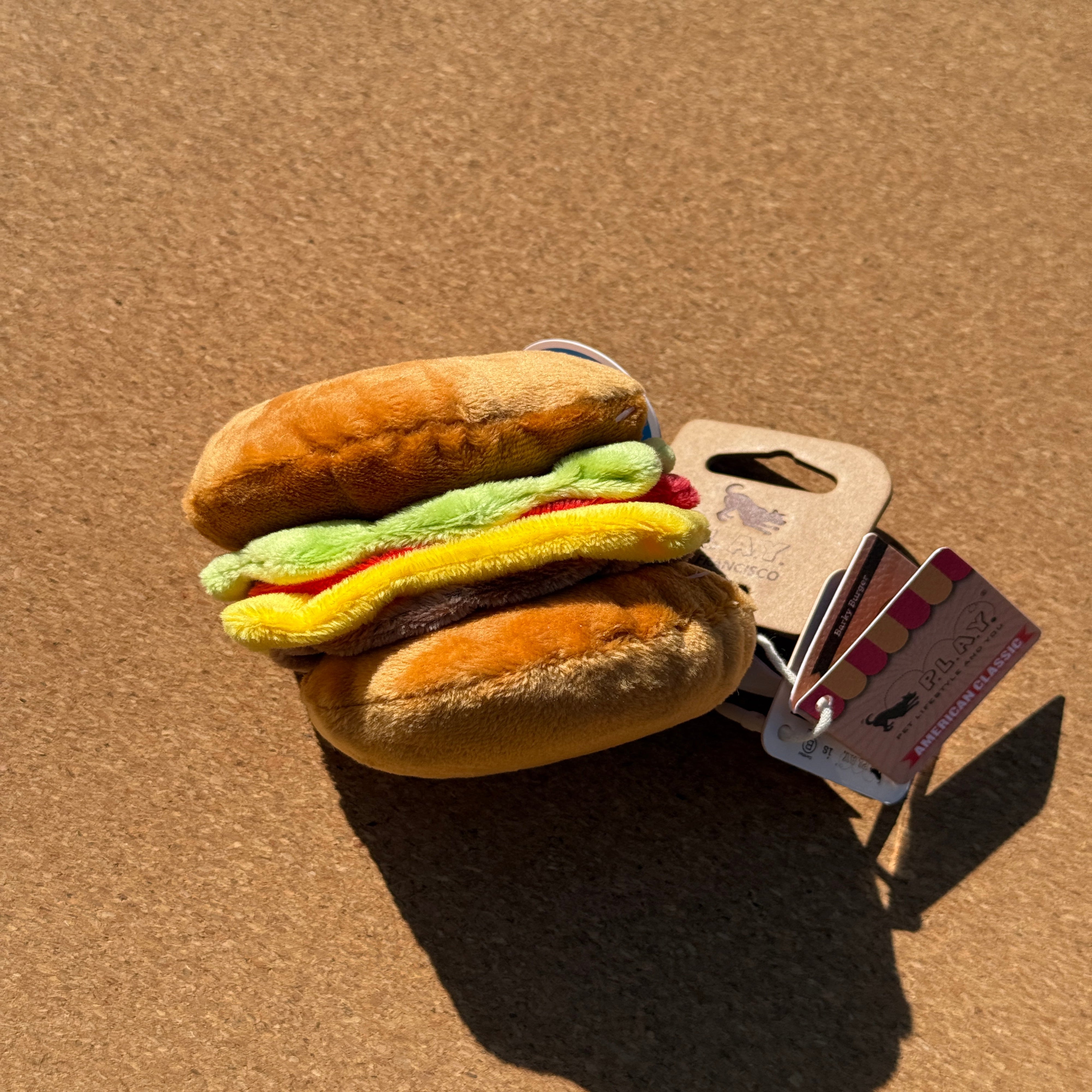 JOUET CHIEN HAMBURGER 🍔