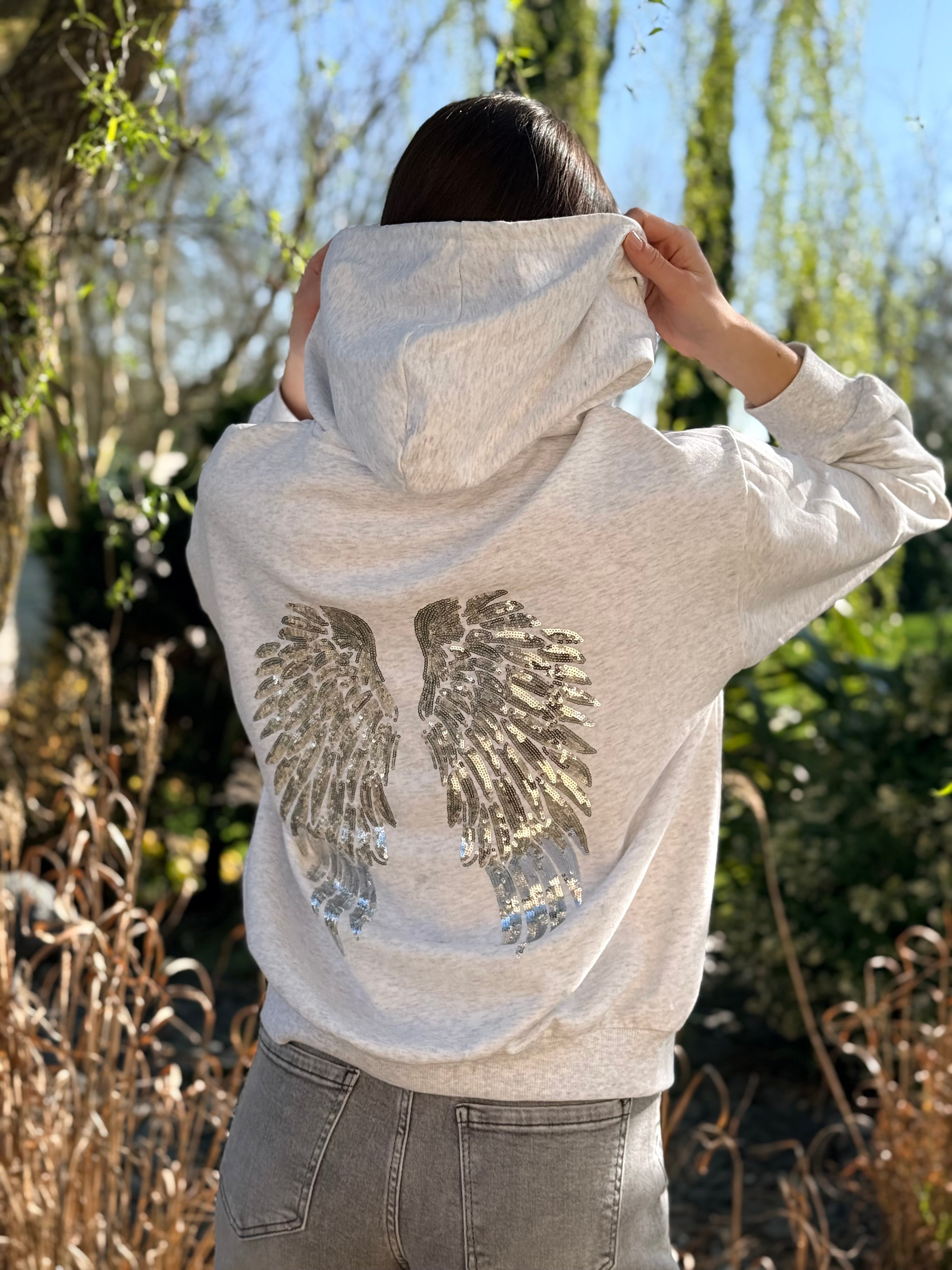SWEAT GRIS MAELLE