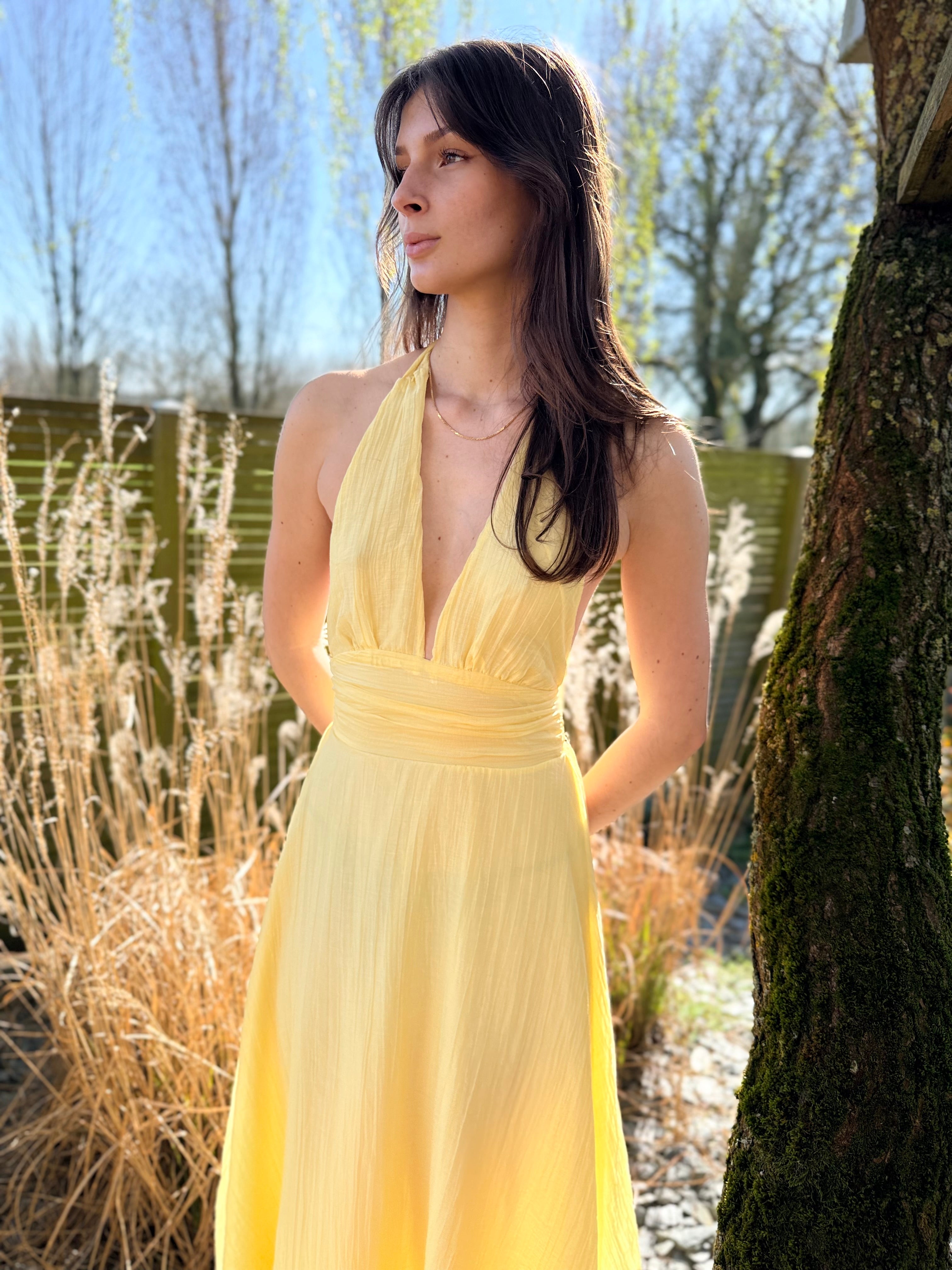 ROBE JAUNE  RH0023