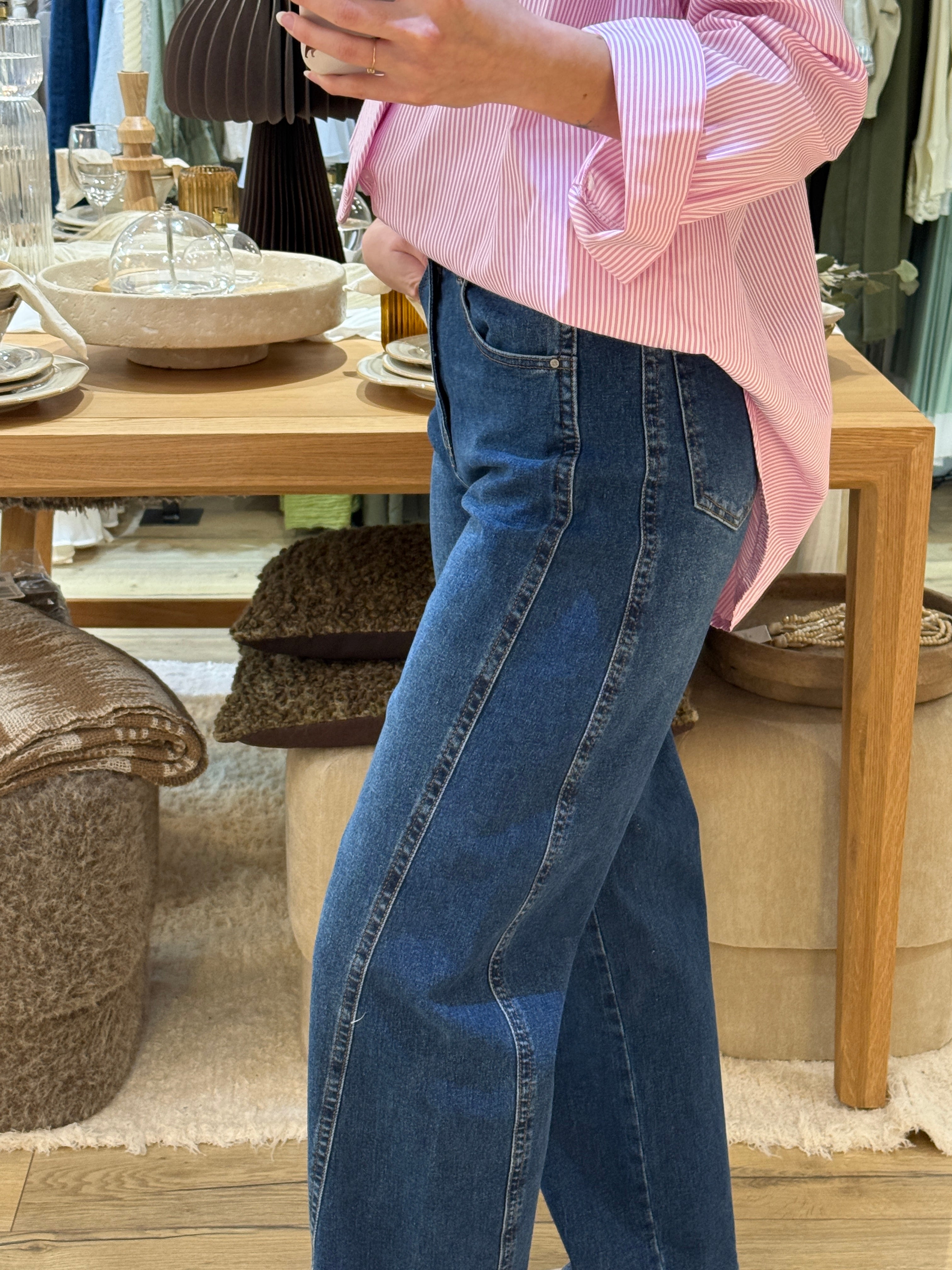 JEANS BLEU FONCE ST6009-2