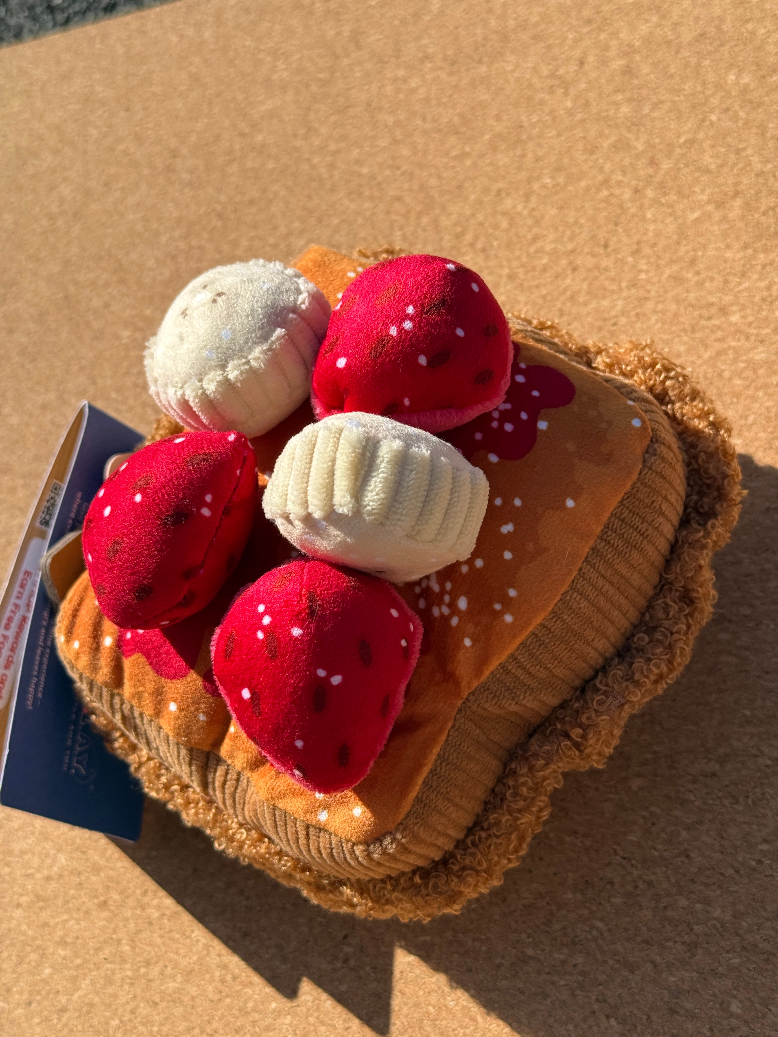 JOUET CHIEN TOAST SUCRÉ 🍓