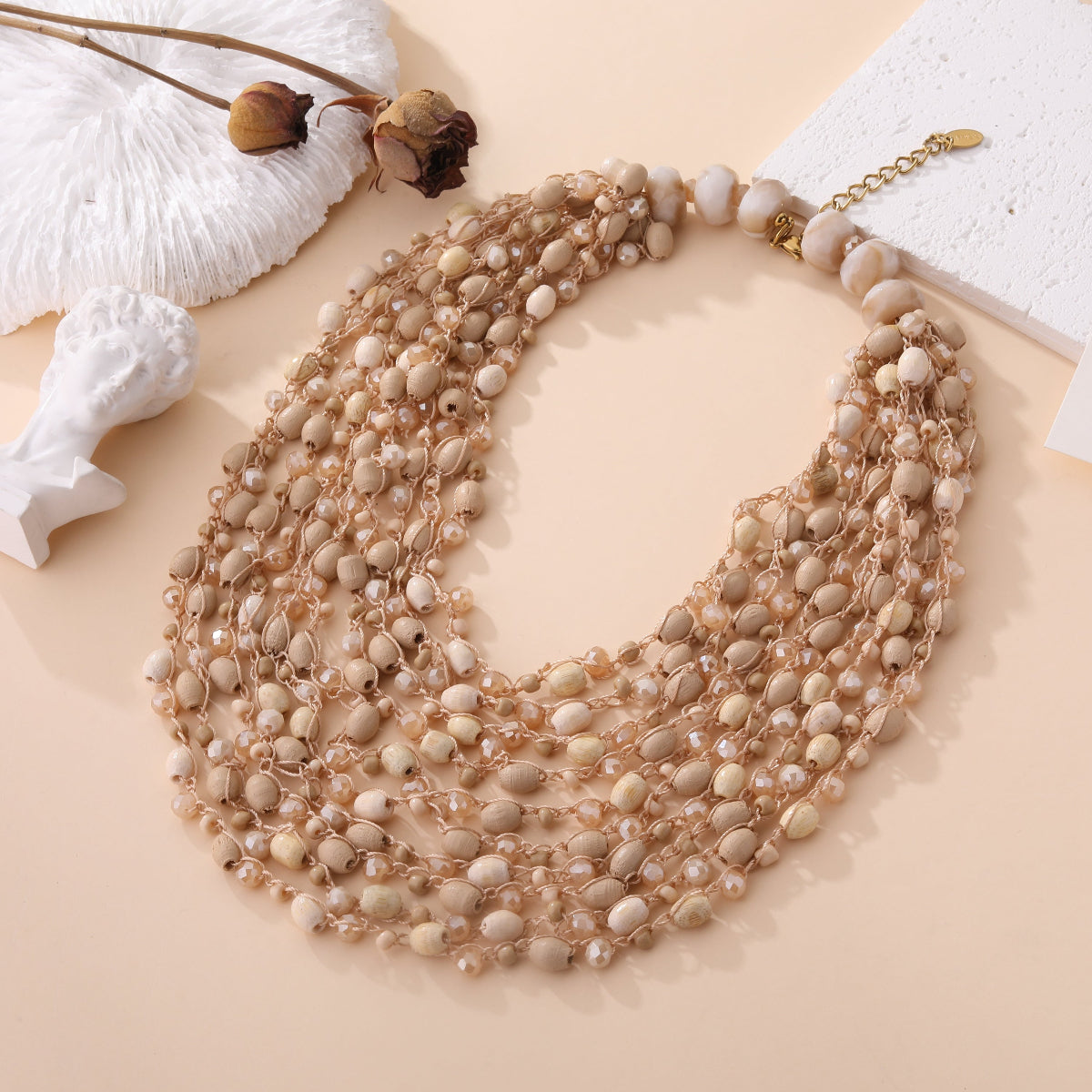 COLLIER CHLOE BEIGE