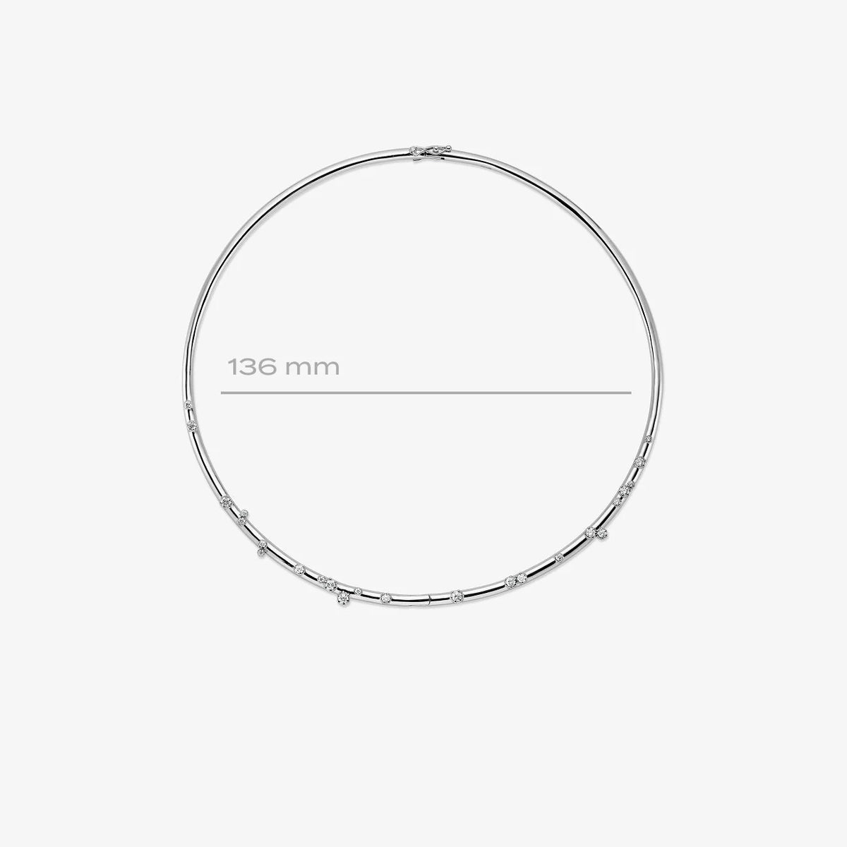 COLLIER POLAIRE ARGENT