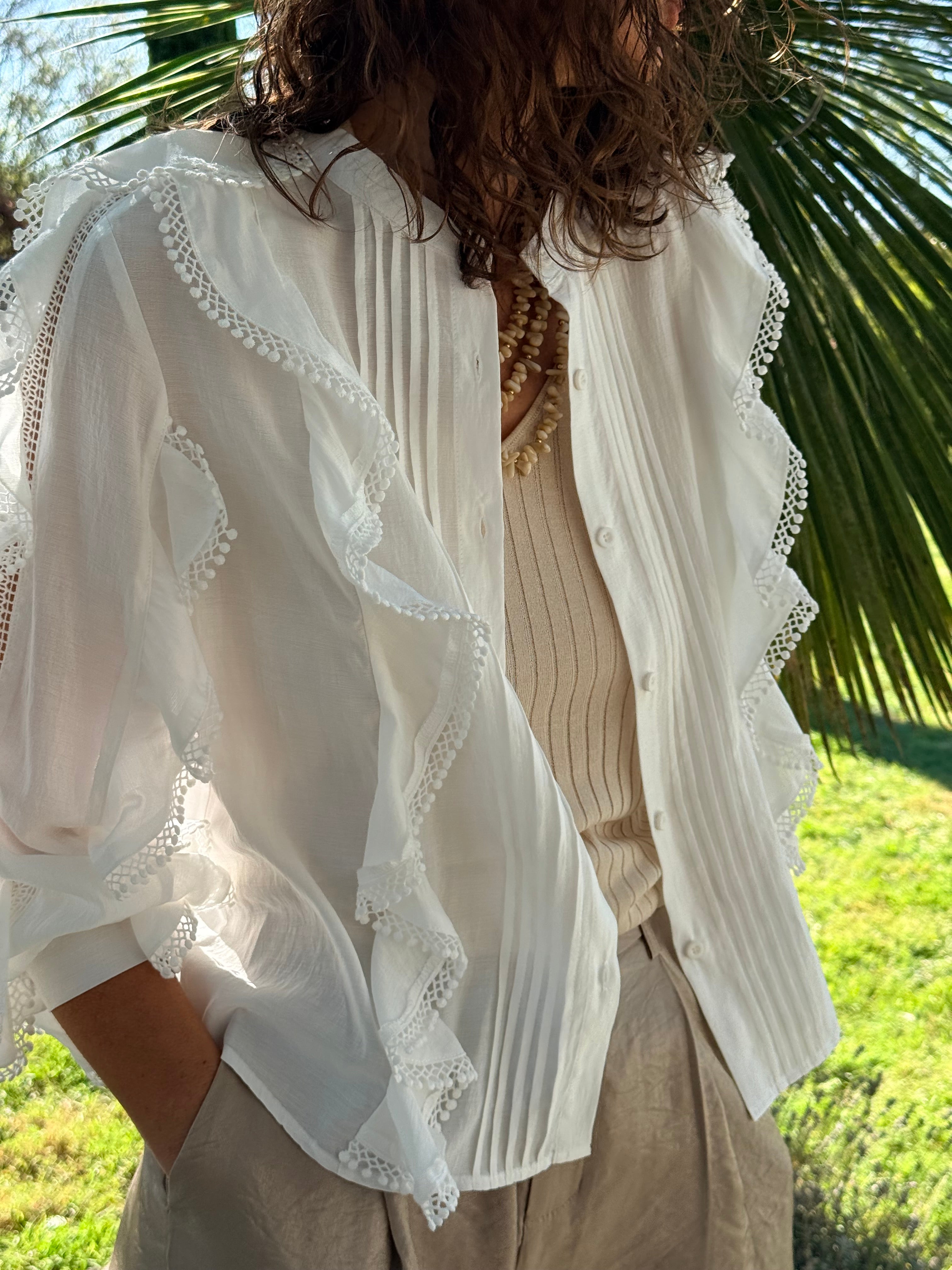 CHEMISE BLANC ST9047