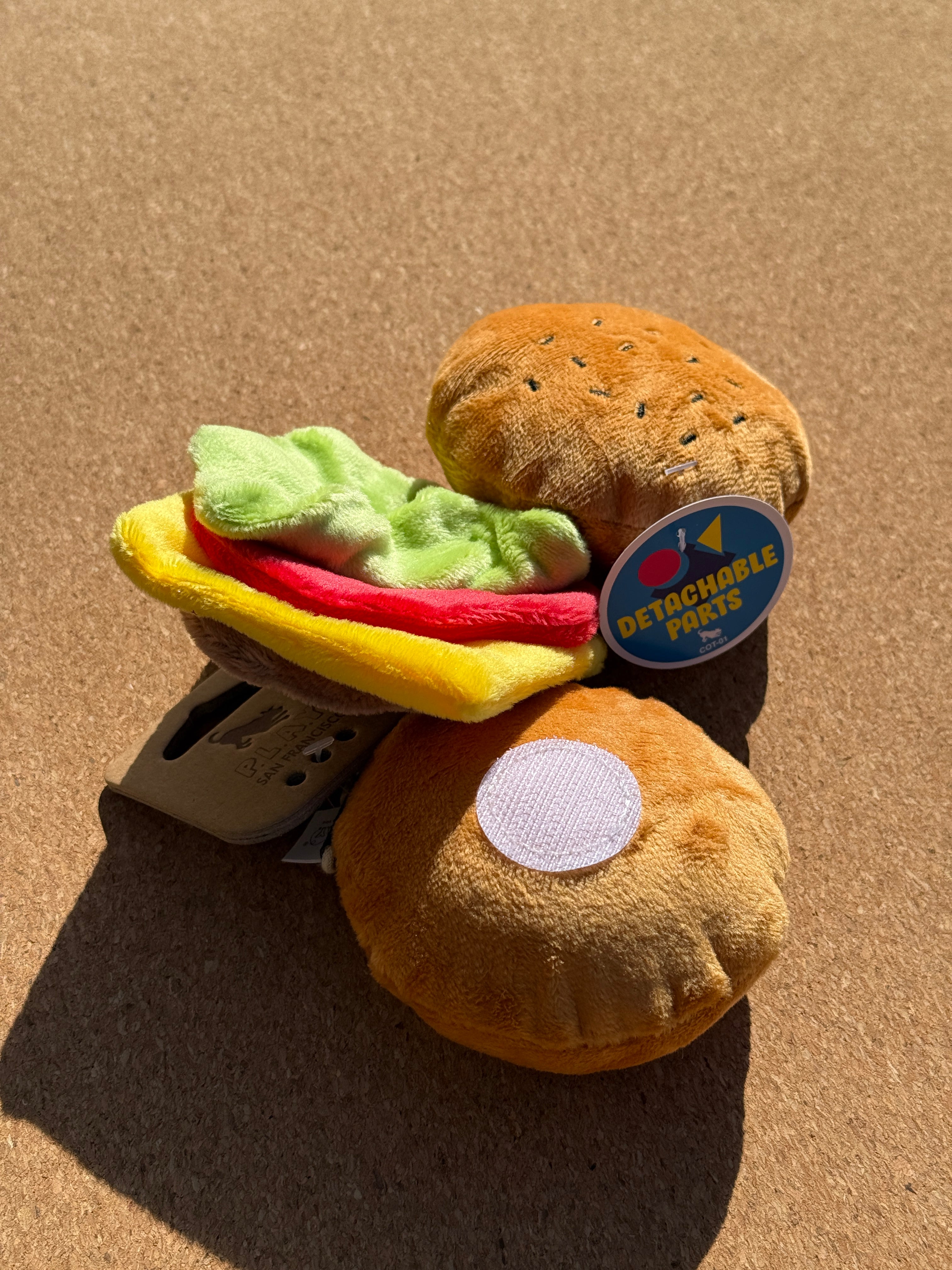 JOUET CHIEN HAMBURGER 🍔