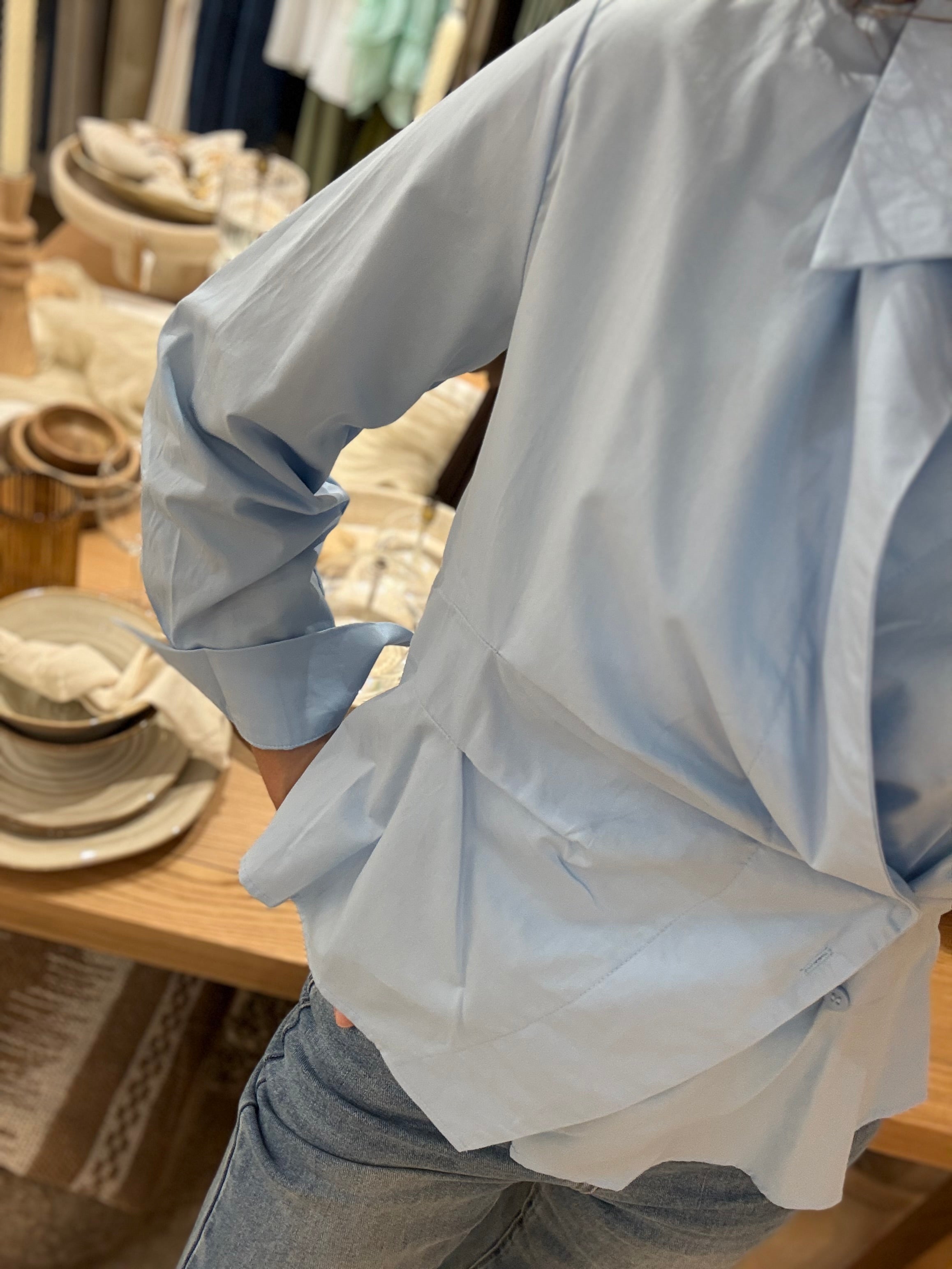 CHEMISE  BLEU 7966