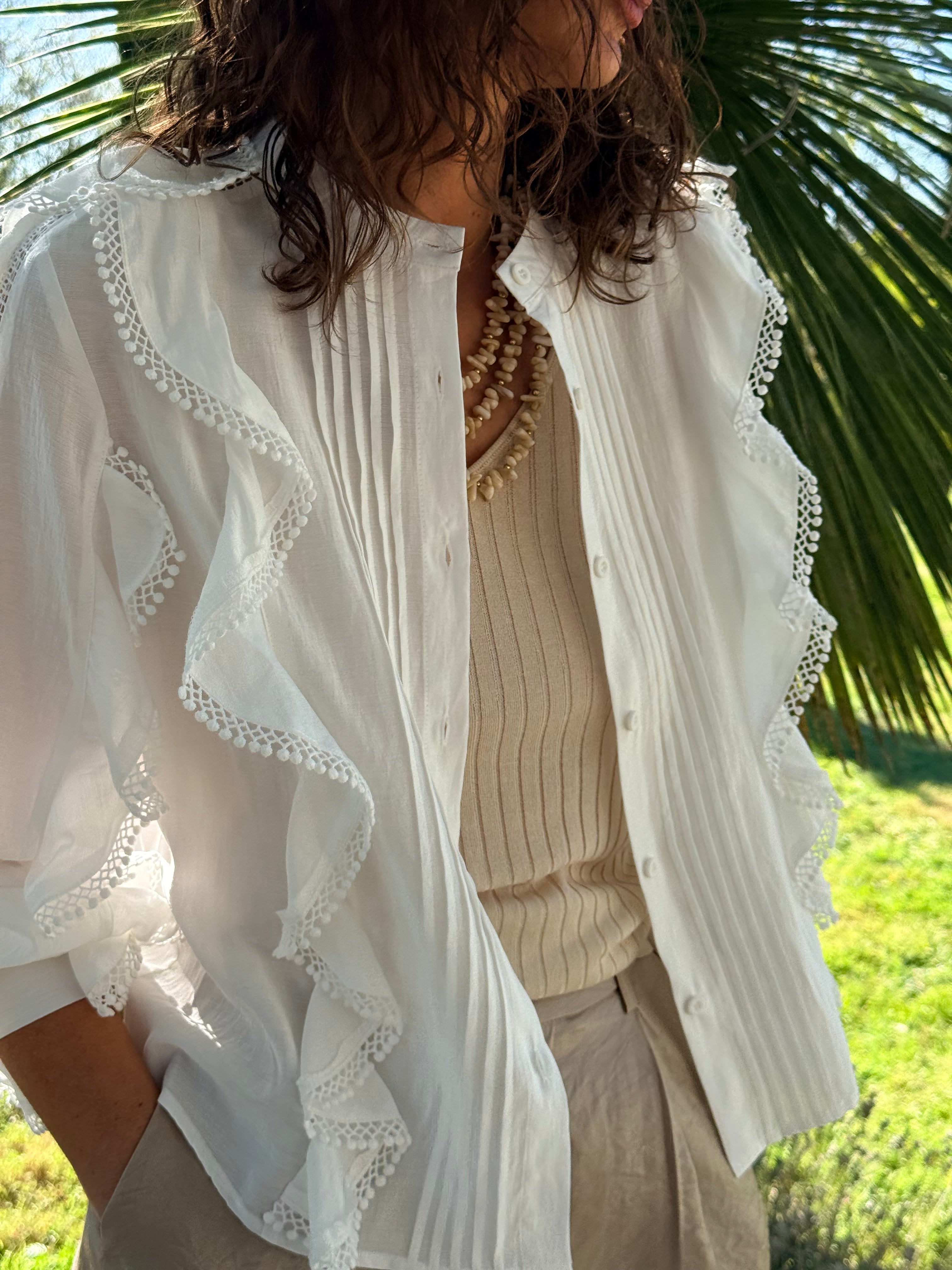 CHEMISE BLANC ST9047