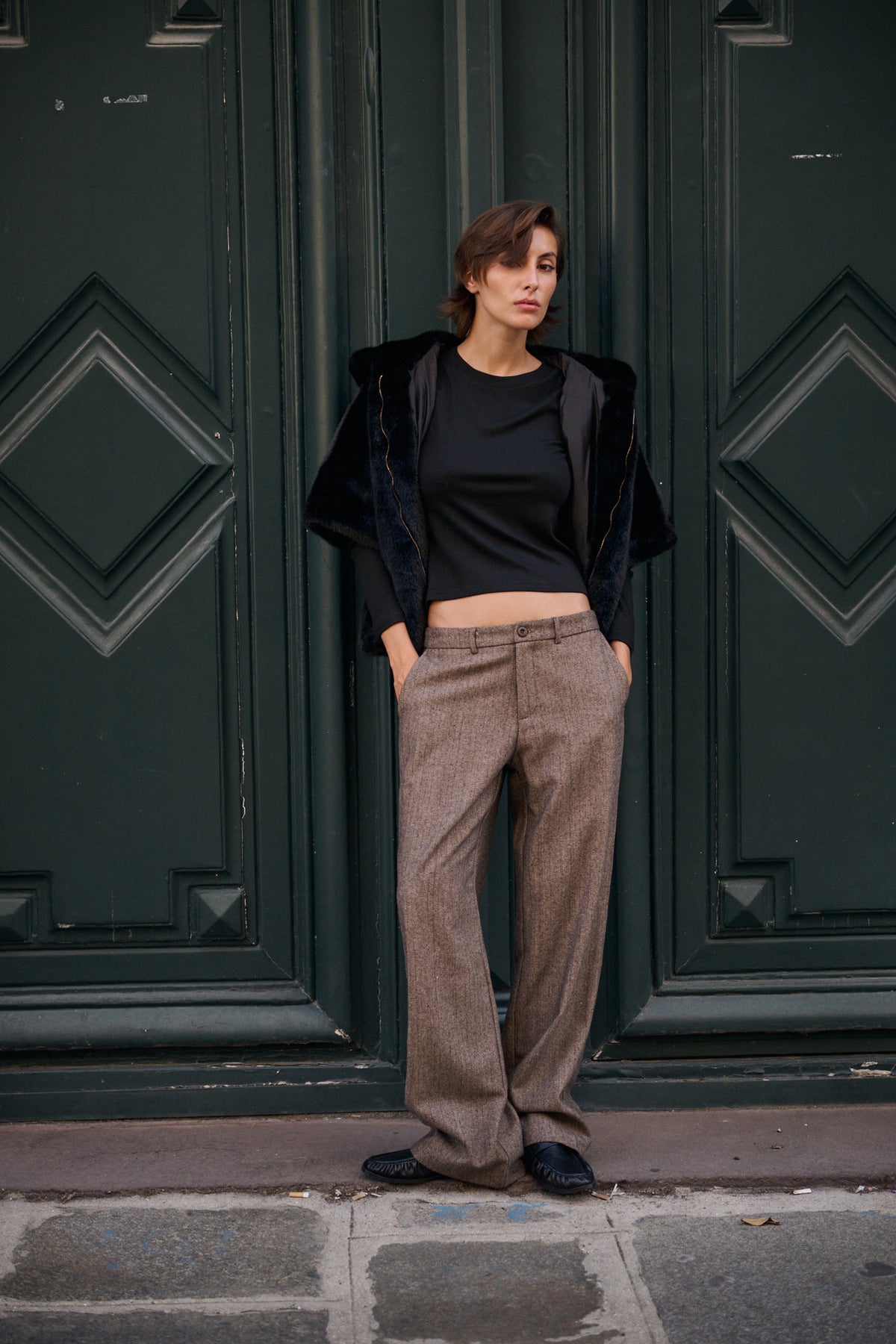PANTALON CHEVRON B643