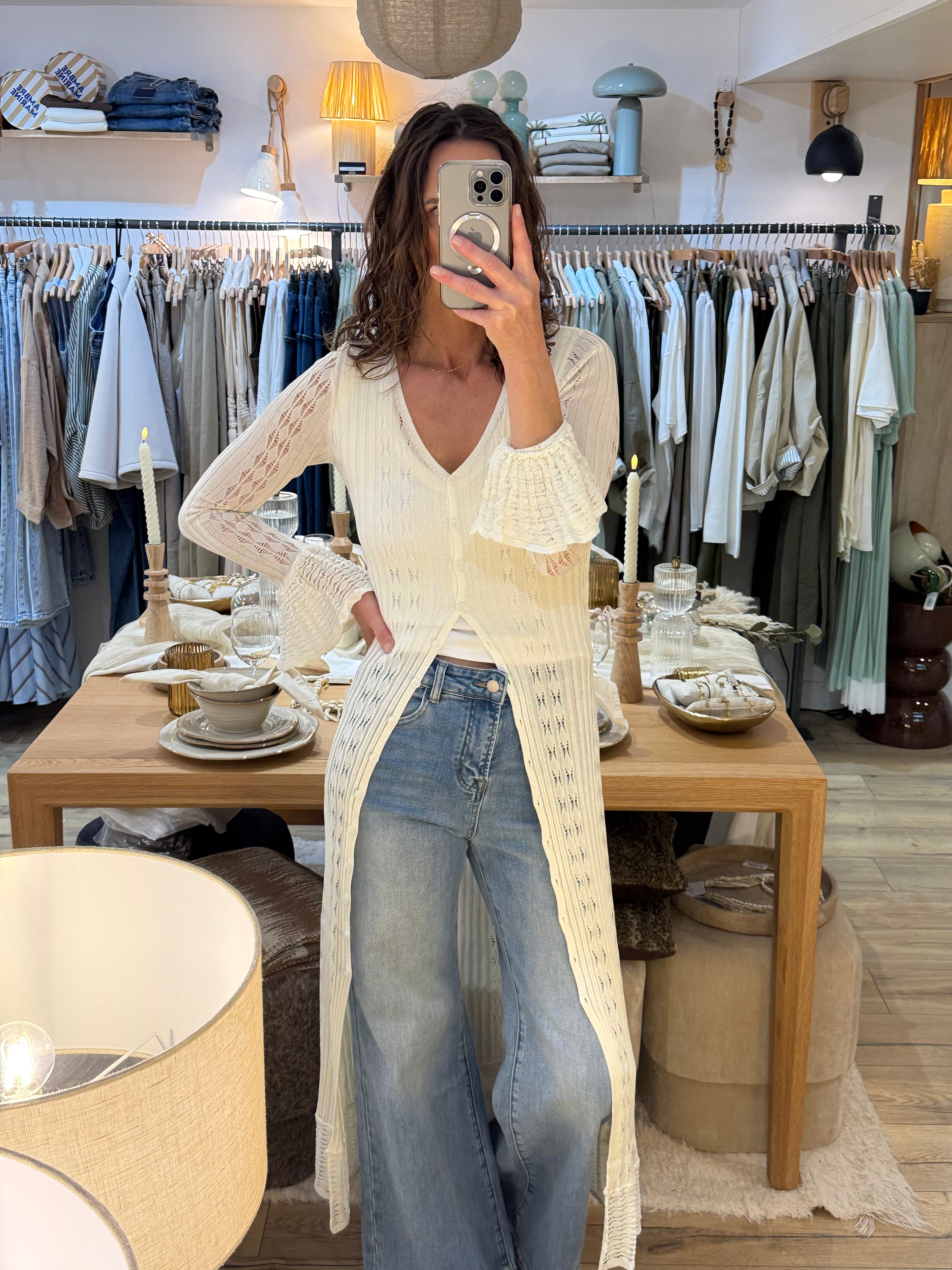 GILET ROBE MAILLE M5106