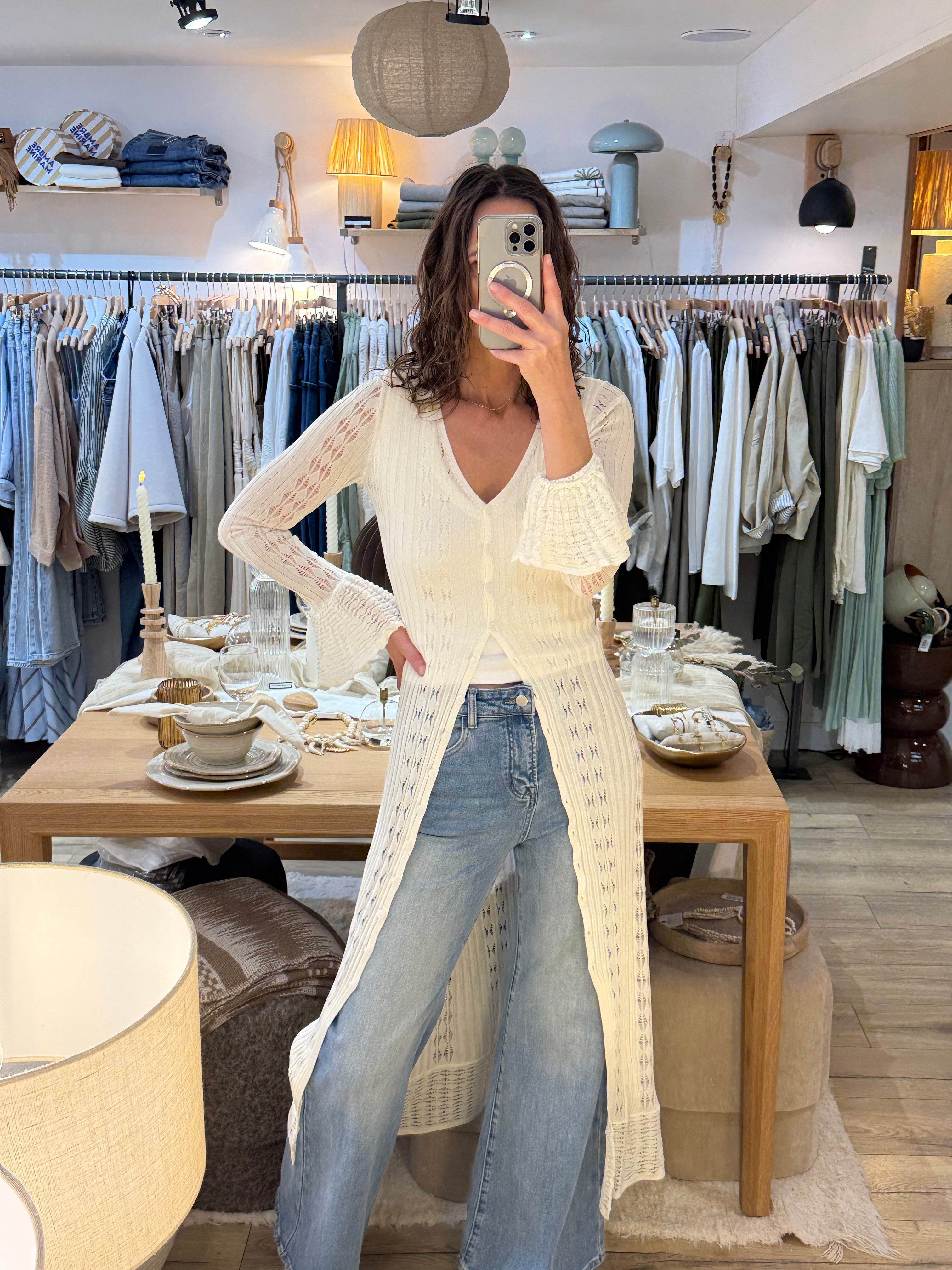 GILET ROBE MAILLE M5106