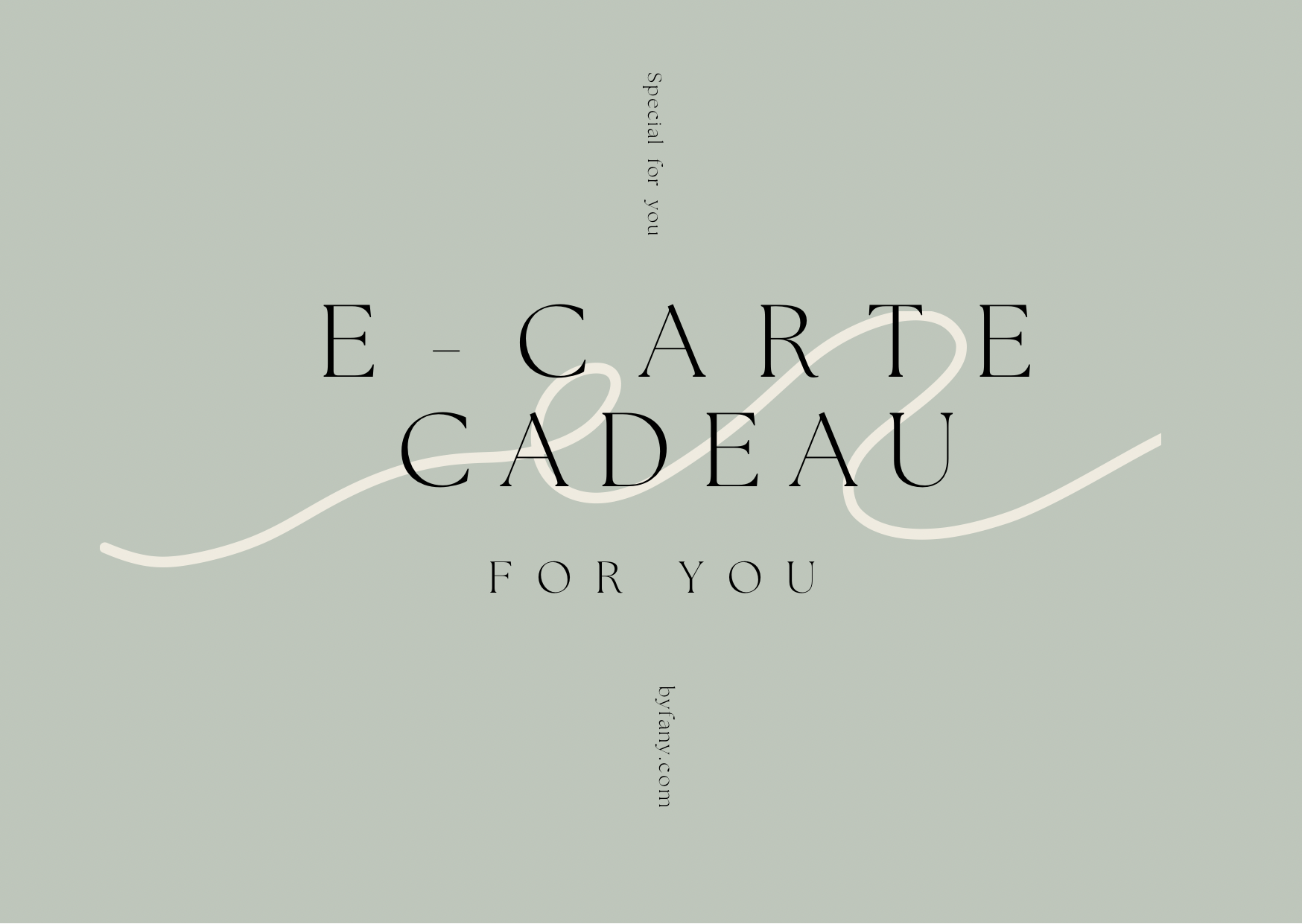 E-Carte cadeau "PLAISIR D'OFFRIR" par mail