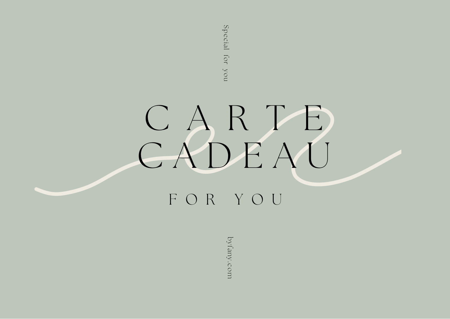 Carte cadeau "PLAISIR D'OFFRIR" par courrier