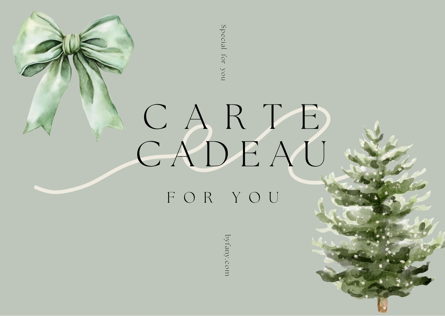 Carte cadeau "NOËL" par courrier