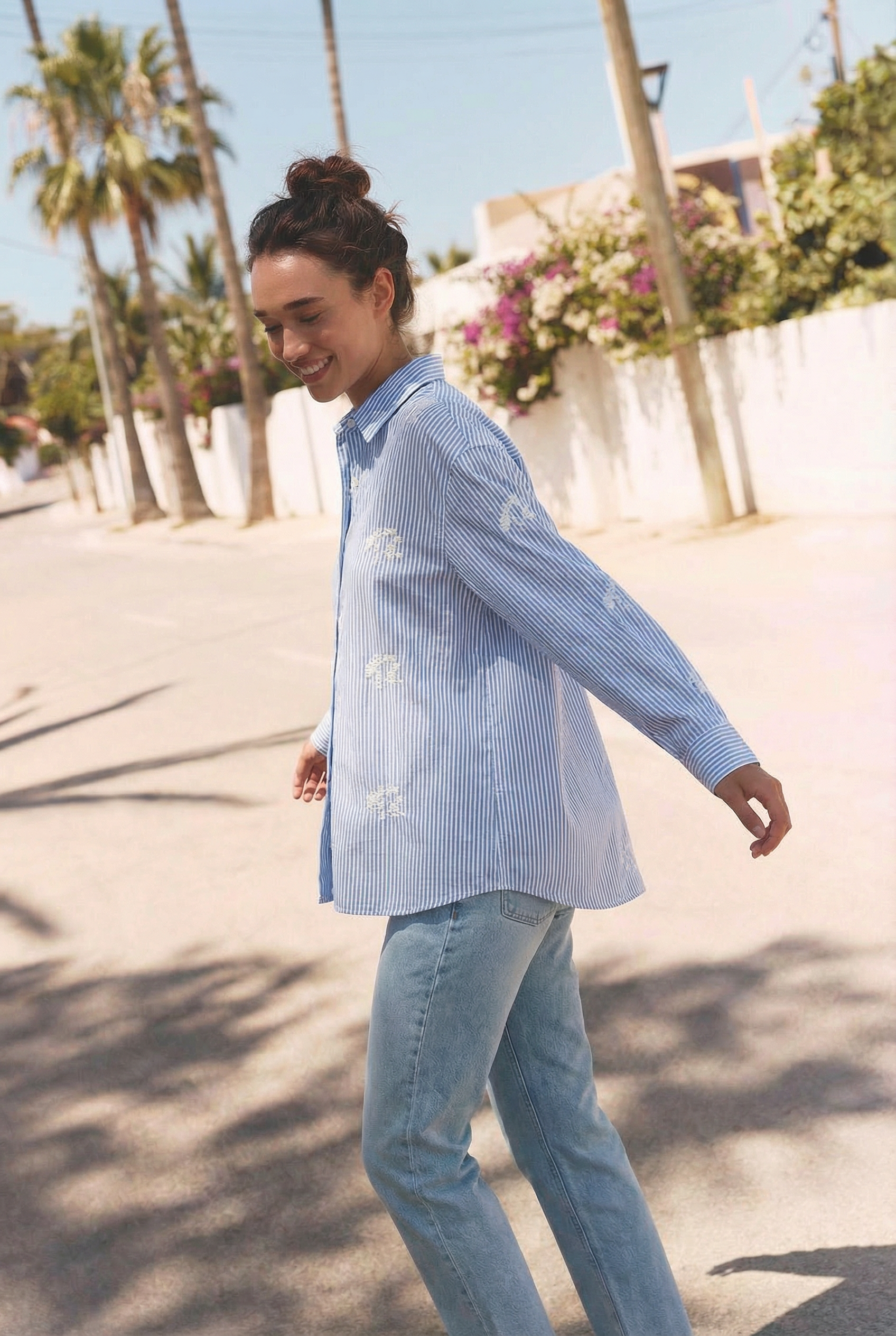 CHEMISE BLUE M7221