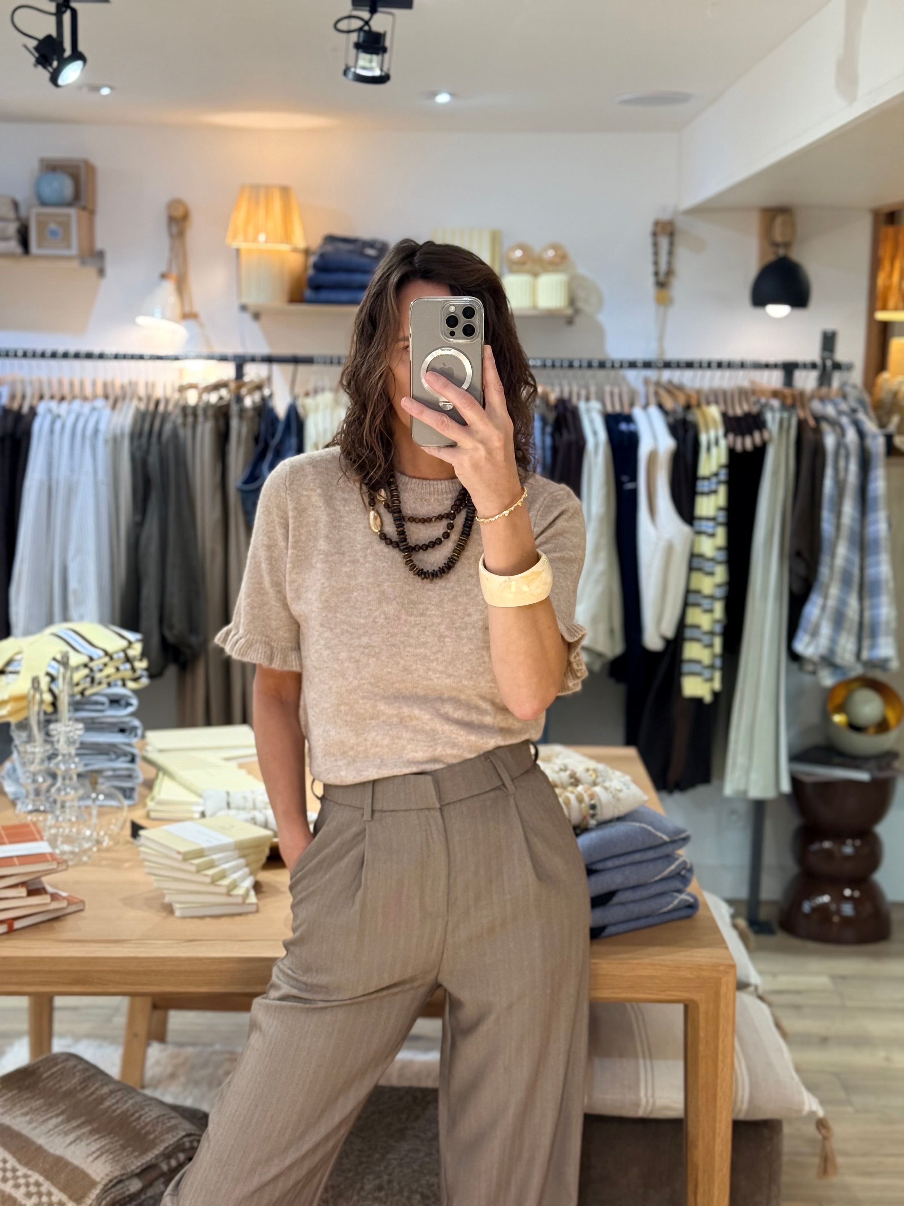 PULL TAUPE XS4515