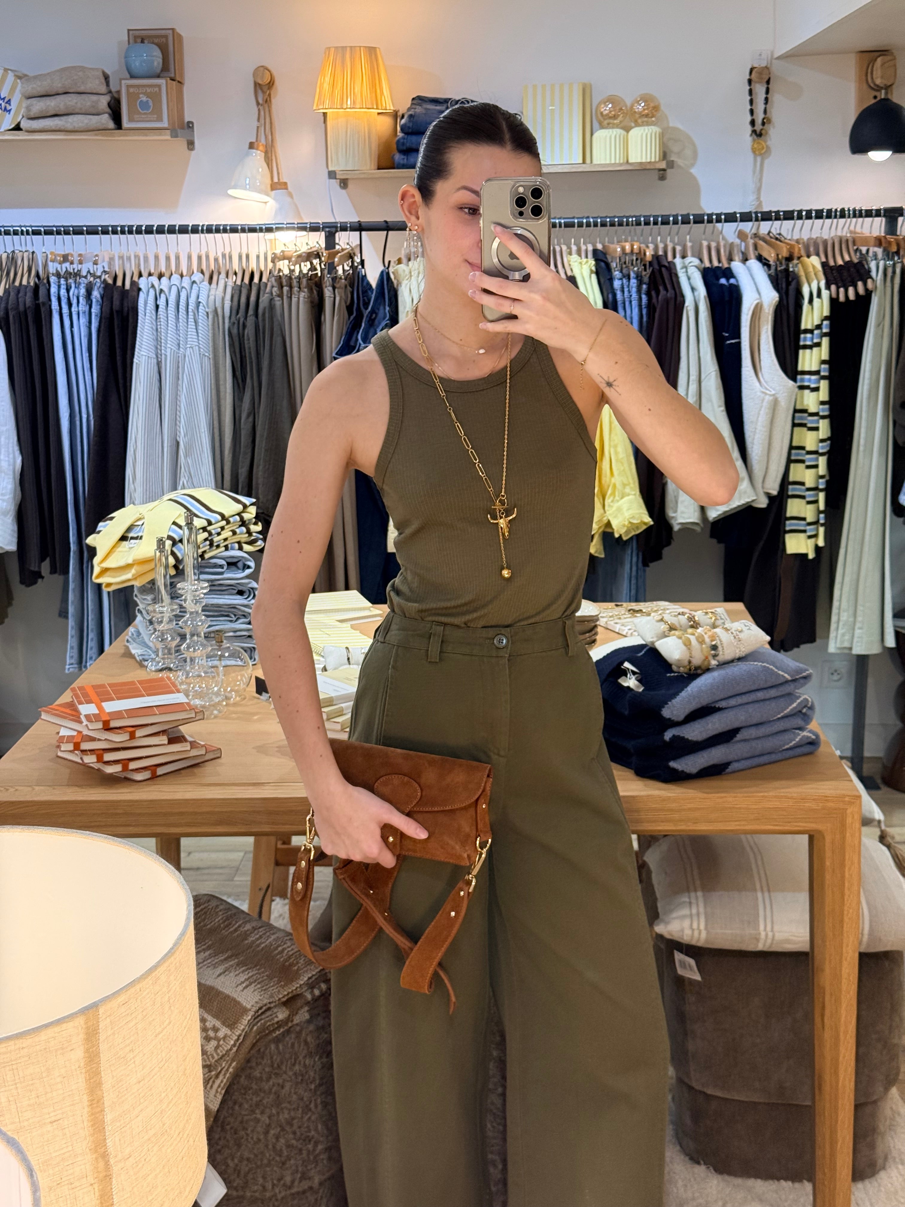 PANTALON BALLON KAKI 7013