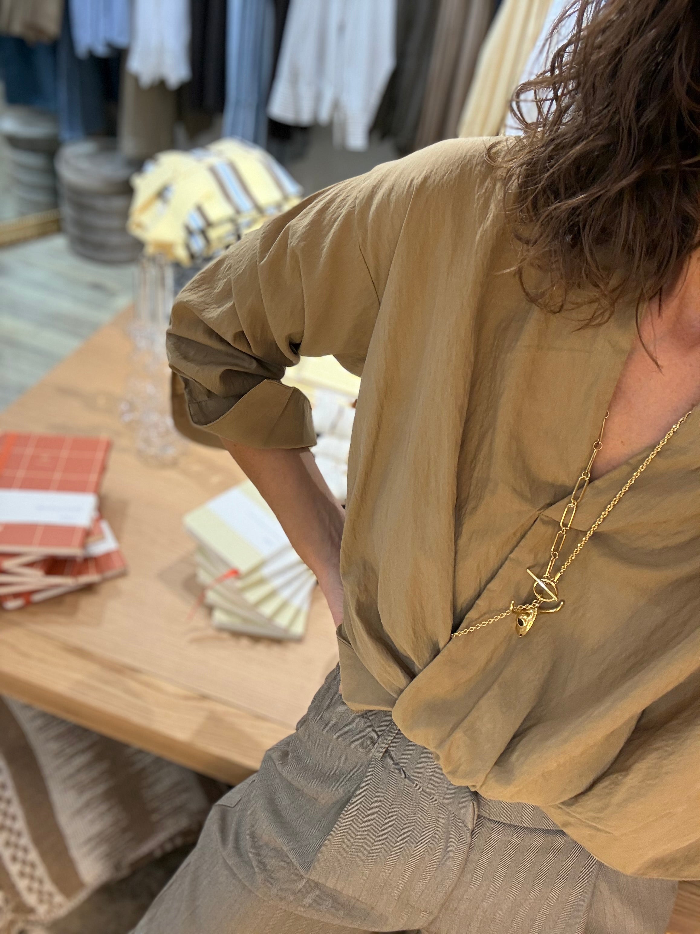 CHEMISE CAMEL C-M8083