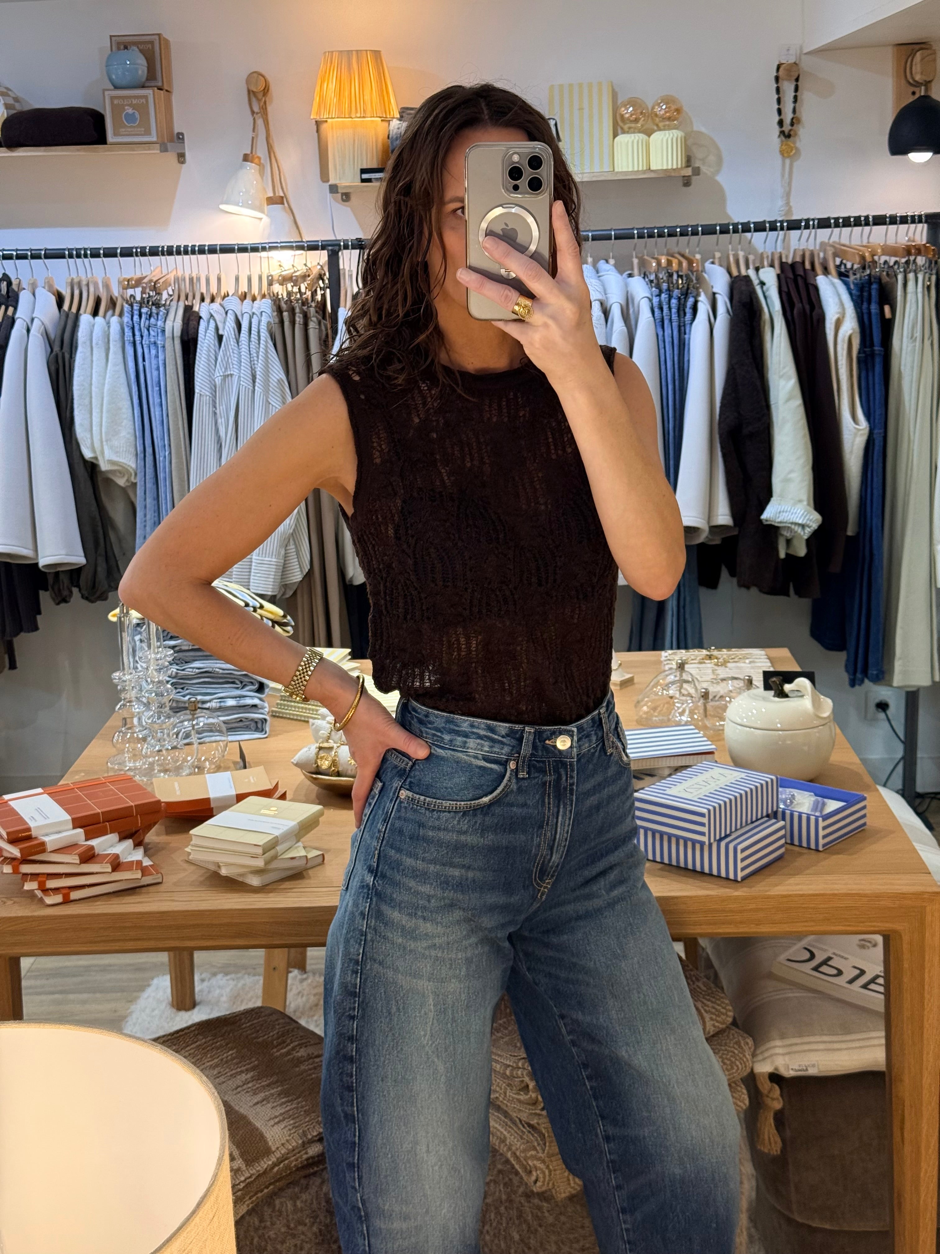PULL DÉBARDEUR CHOCO 75441