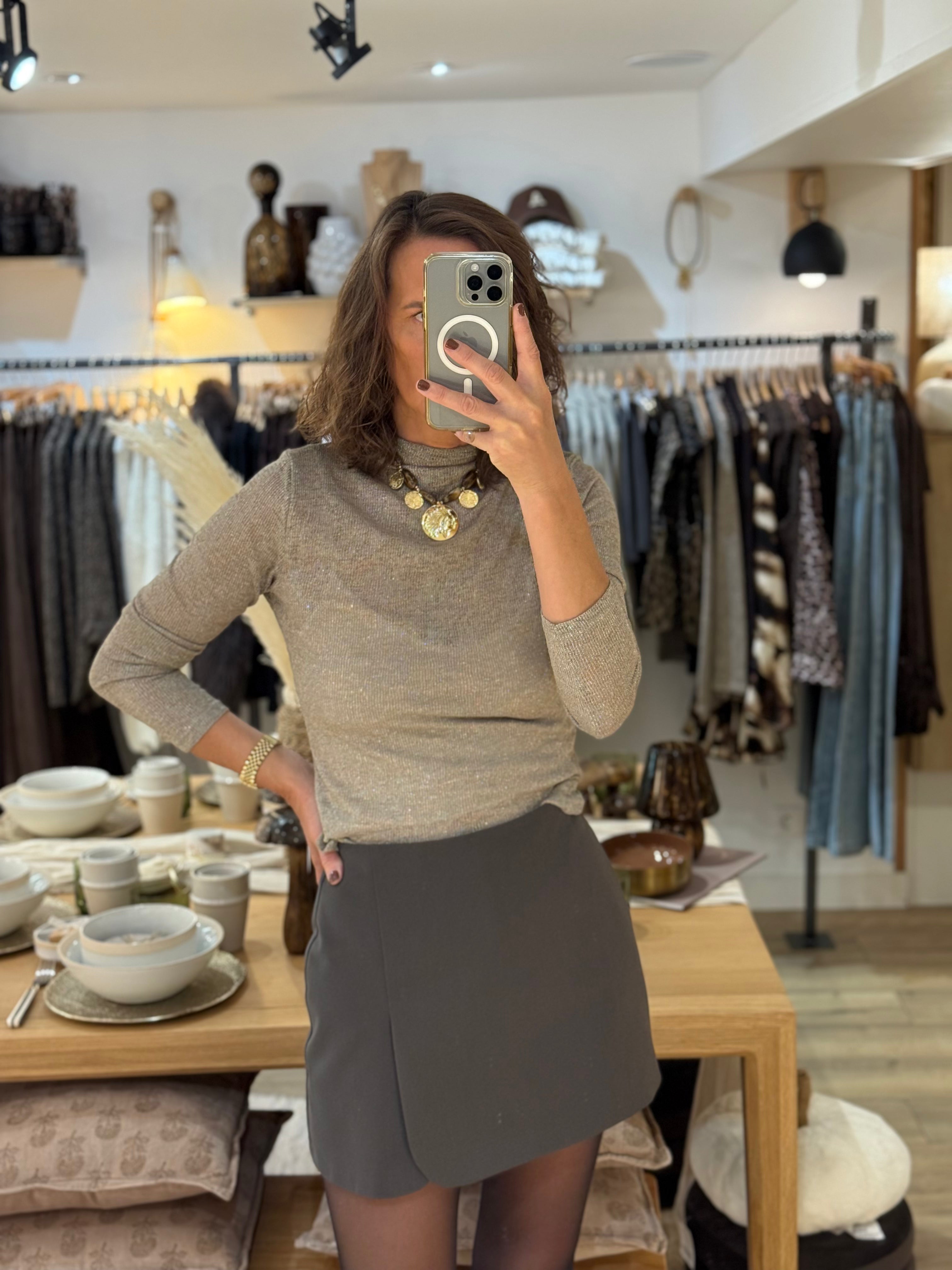 TOP MAILLE 3818 DORÉ