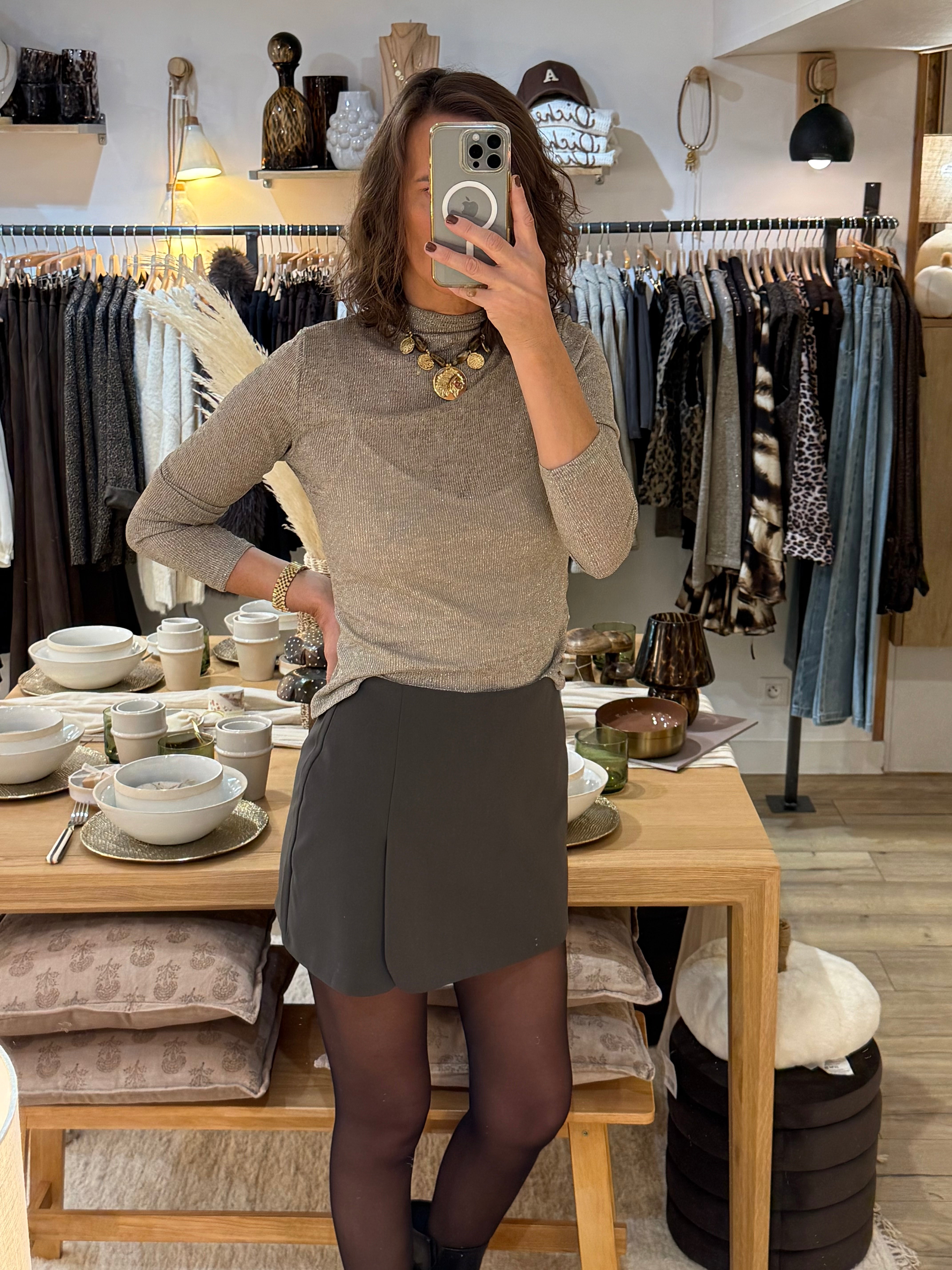 TOP MAILLE 3818 DORÉ