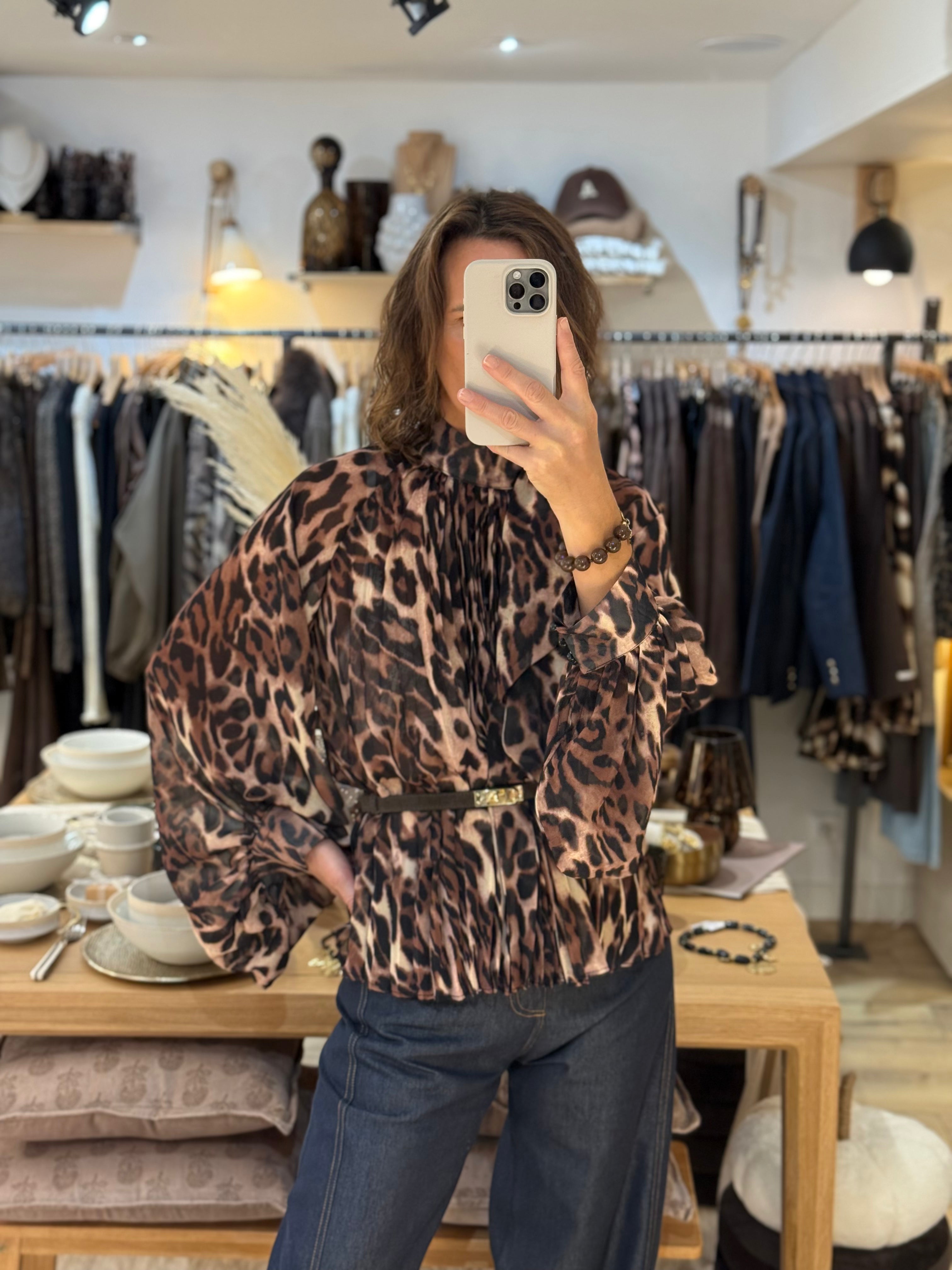 BLOUSE SF2517 LEOPARD
