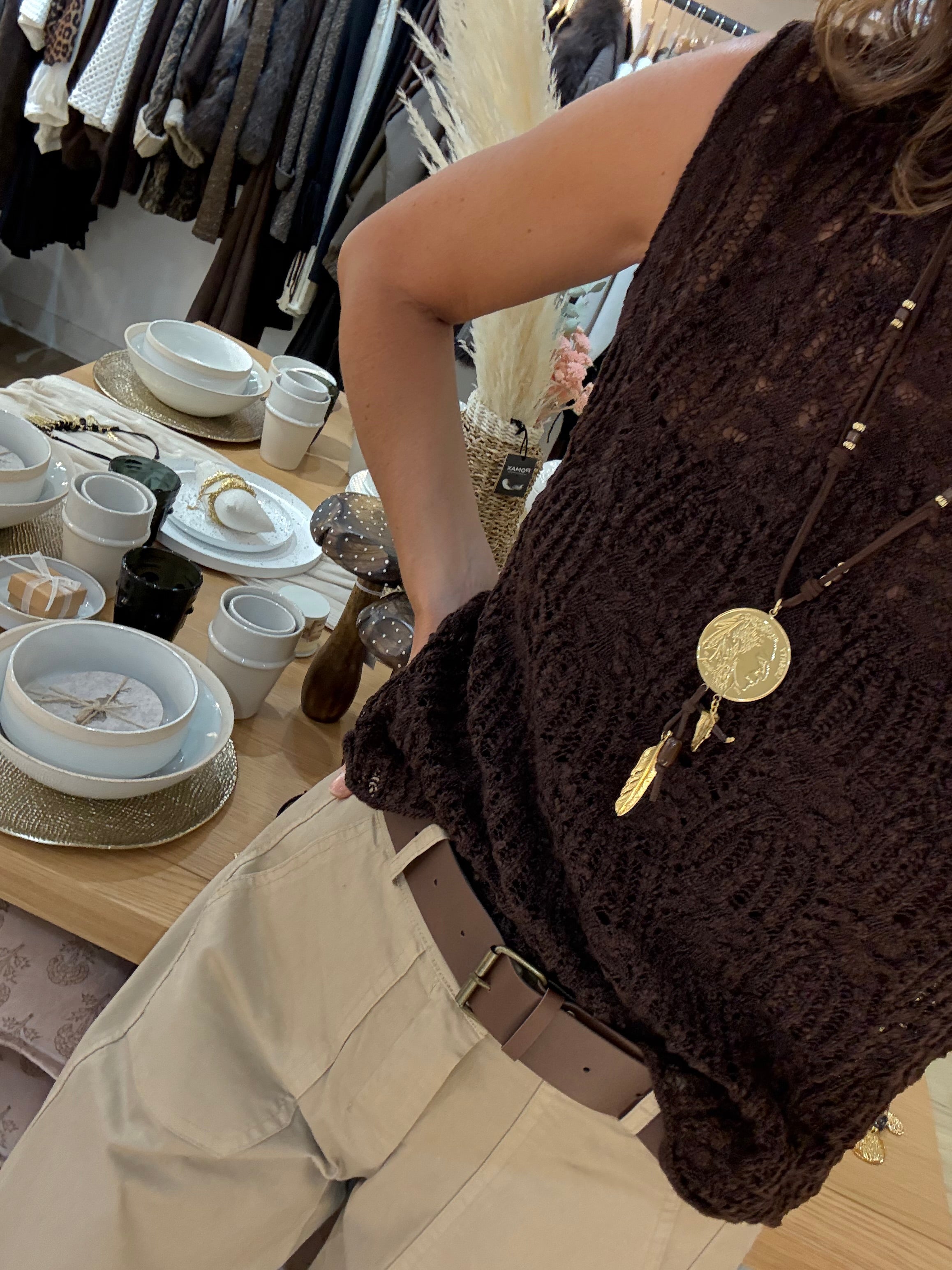 PULL DÉBARDEUR CHOCO 75441