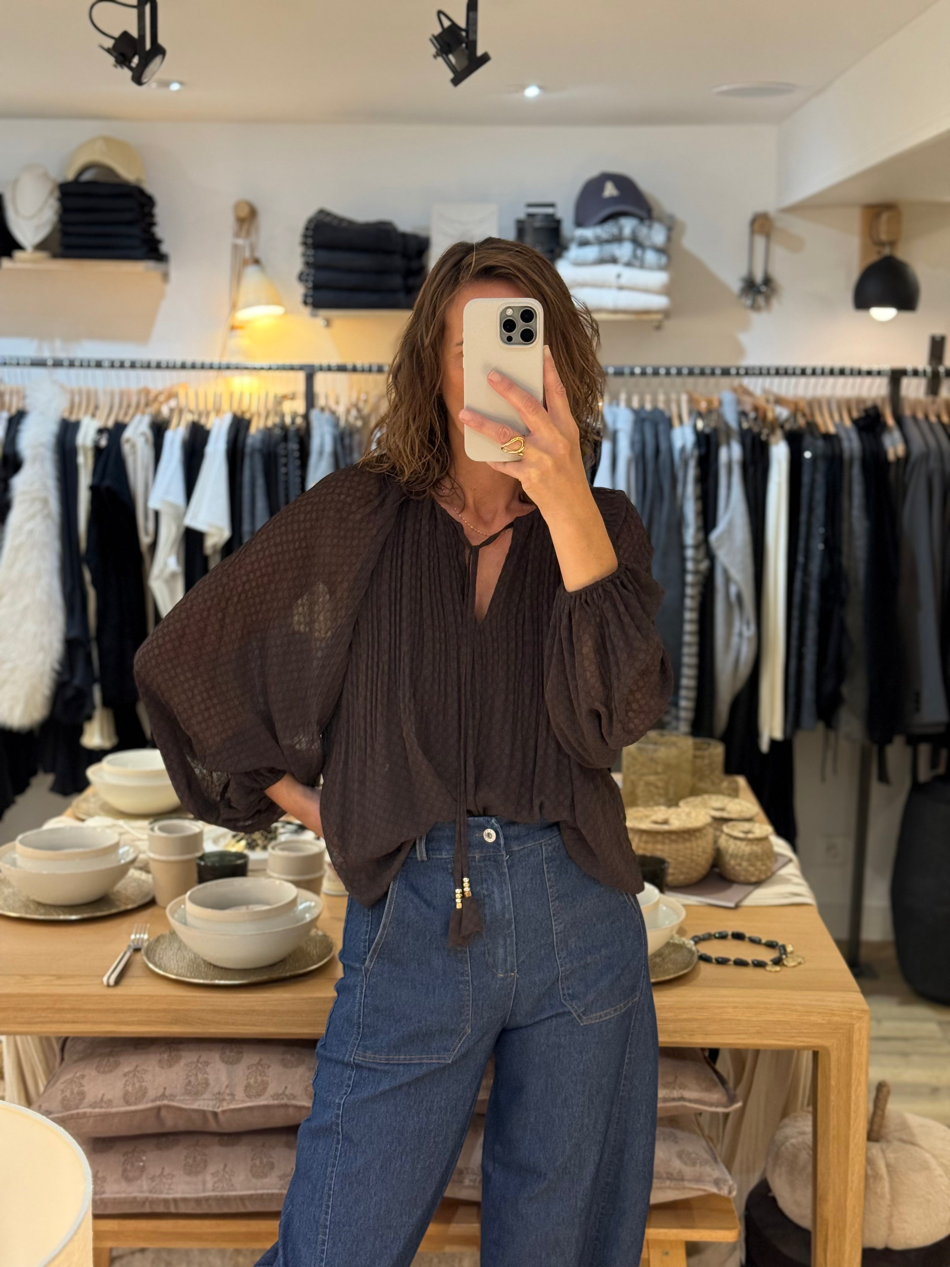 BLOUSE CHOCO MARTHA WH59063