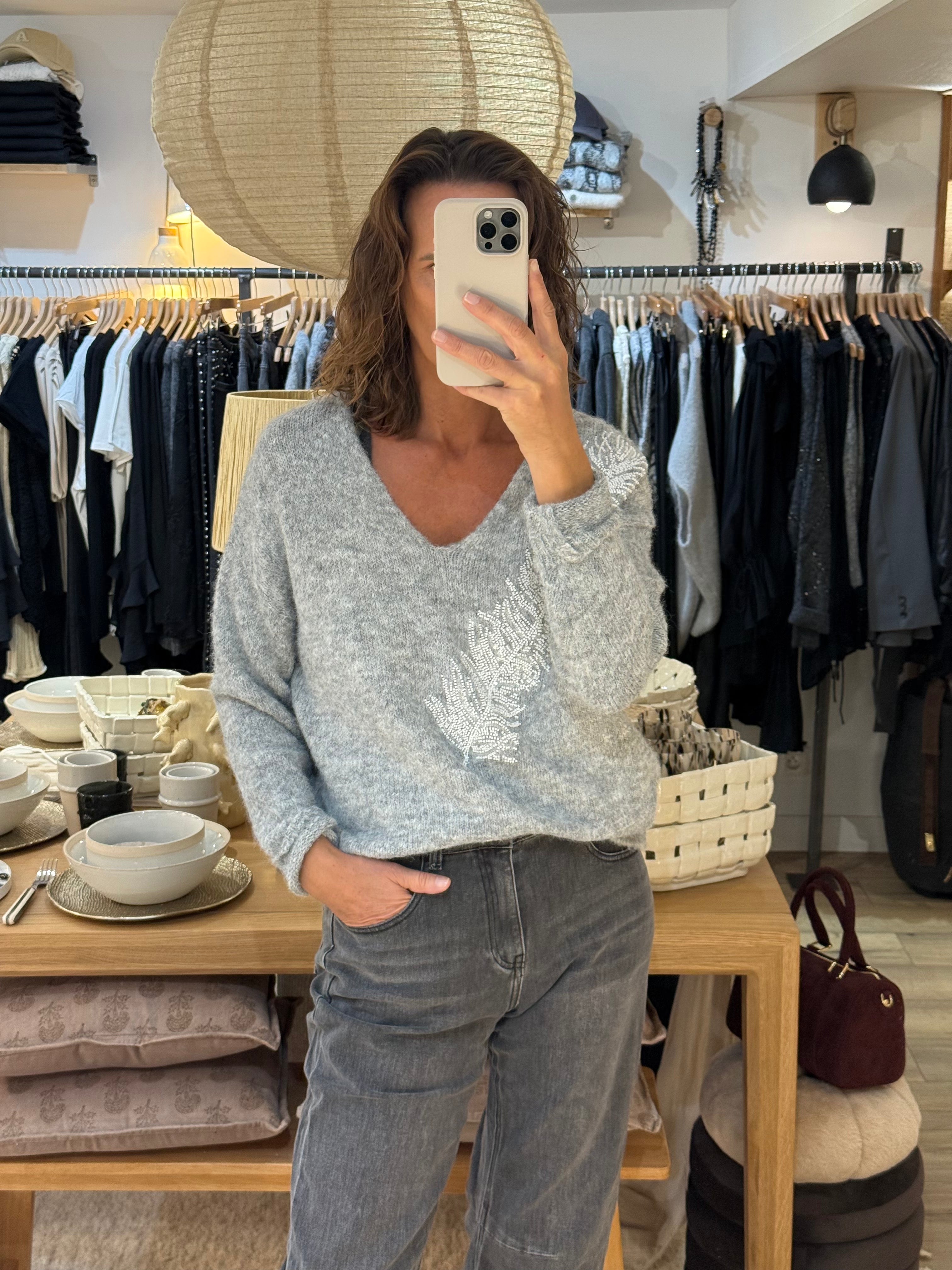PULL GRIS 90031