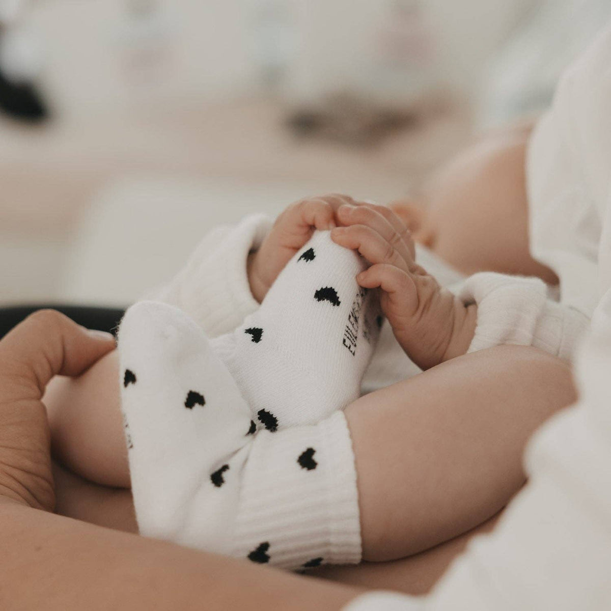 CHAUSSETTE BÉBÉ CŒUR