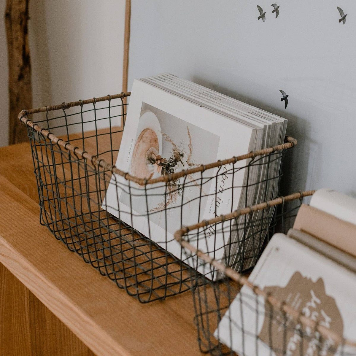 PANIER EN FIL MÉTALLIQUE