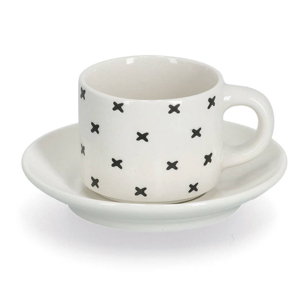 SERVICE À EXPRESSO BLANC