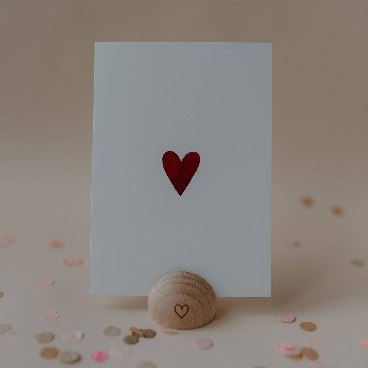 PORTE-CARTE CŒUR